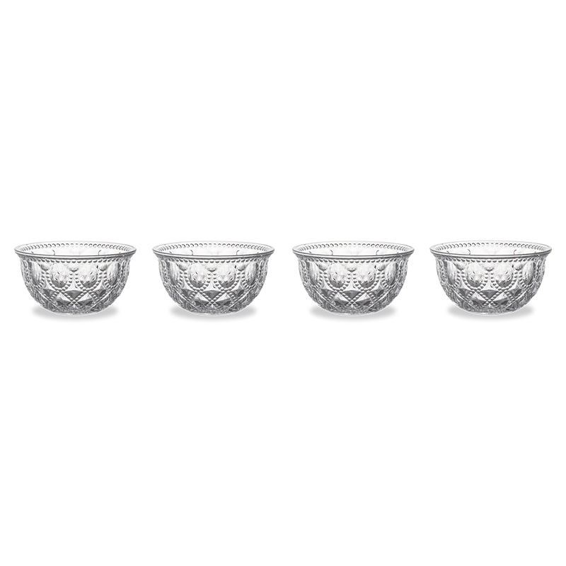 Dubai - Ensemble De 4 Coupes À Dessert - Transparent - Verre Borosilicate