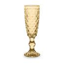 Dubai - Ensemble De 4 Flûtes - Ambre - Verre Borosilicate