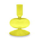 Samarcanda - Lot De 2 Bougeoirs - Jaune - Verre Borosilicate