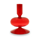 Samarcanda - Lot De 2 Bougeoirs - Rouge - Verre Borosilicate