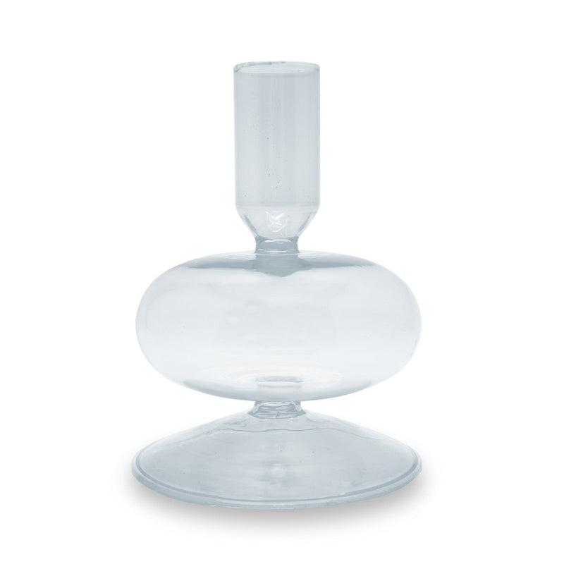 Samarcanda - Lot De 2 Bougeoirs - Transparent - Verre Borosilicate