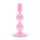 Samarcanda - Lot De 2 Bougeoirs - Rose - Verre Borosilicate