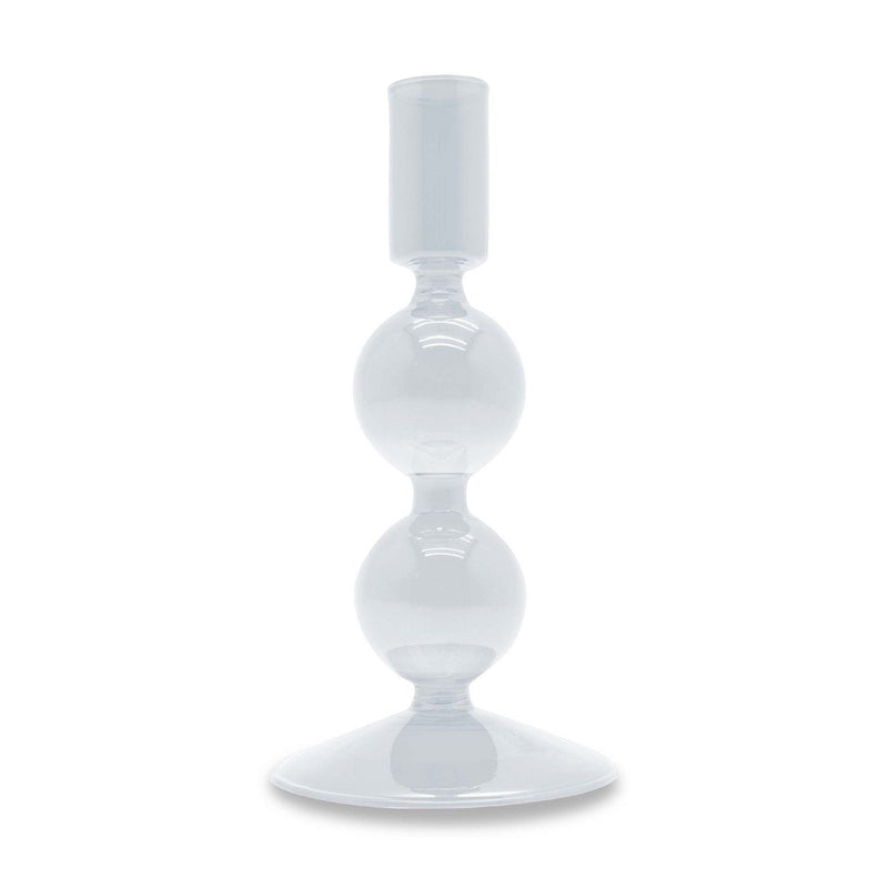 Samarcanda - Lot De 2 Bougeoirs - Transparente - Verre Borosilicate