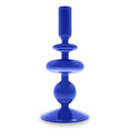 Candelabro de Vidrio 20 Cm - Azul
