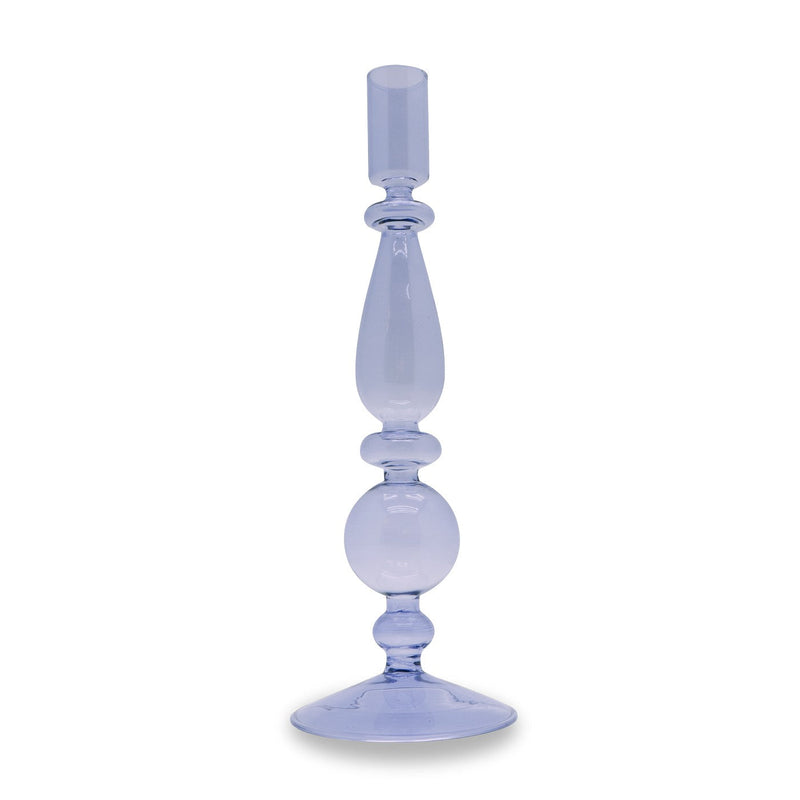 Samarcanda - Lot De 2 Bougeoirs - Lilas - Verre Borosilicate