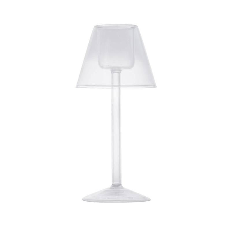 Porte-Bougies À Réchaud En Verre 22 Cm - Transparent