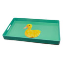 Rectangular Tray - Duck Decoration
