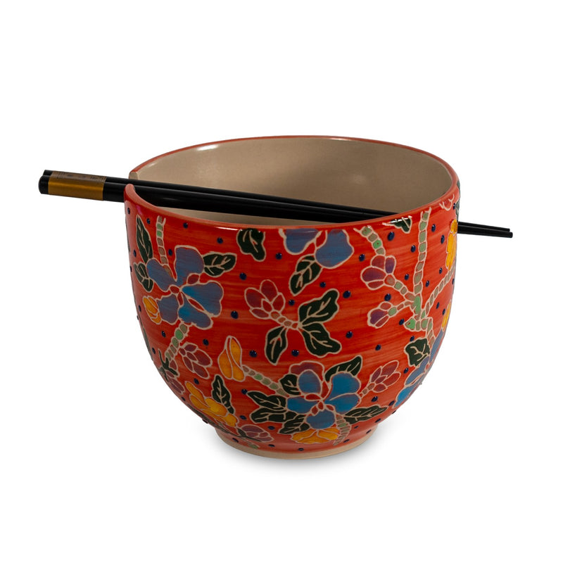 Pechino - Set 2 Bols Ramen, 2 Jeux De Baguettes - Céramique