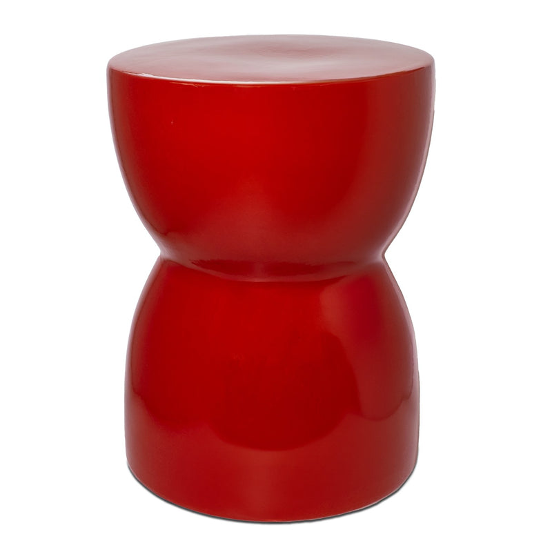 Tabouret En Céramique - Rouge