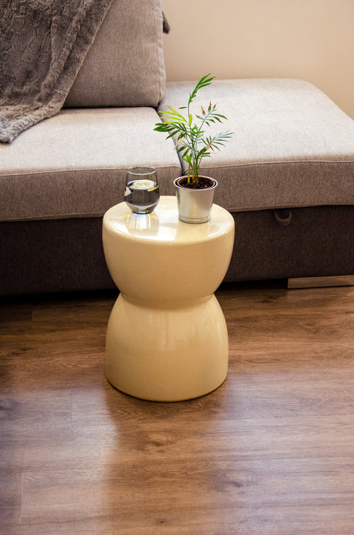 Tabouret En Céramique - Crème