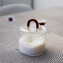 Monterey - Sucrier Avec Cuillère À Café Abeille Et Marguerite - Verre Borosilicate
