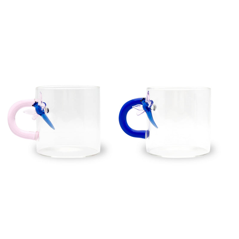 Monterey - Set De 2 Tasses À Café Libellule - Verre Borosilicate