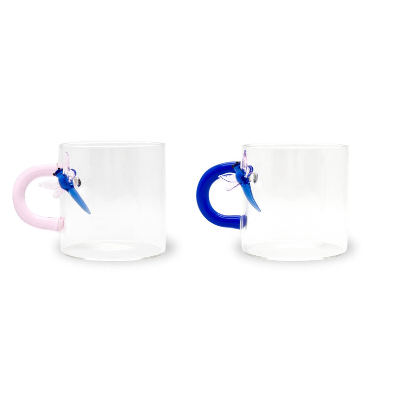 Monterey - Set De 2 Tasses À Café Libellule - Verre Borosilicate