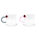 Monterey - Set De 2 Tasses À Café Escargot - Verre Borosilicate