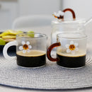 Monterey - Set De 2 Tasses À Café Marguerite - Verre Borosilicate