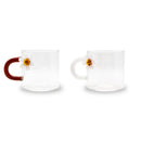 Monterey - Set De 2 Tasses À Café Marguerite - Verre Borosilicate