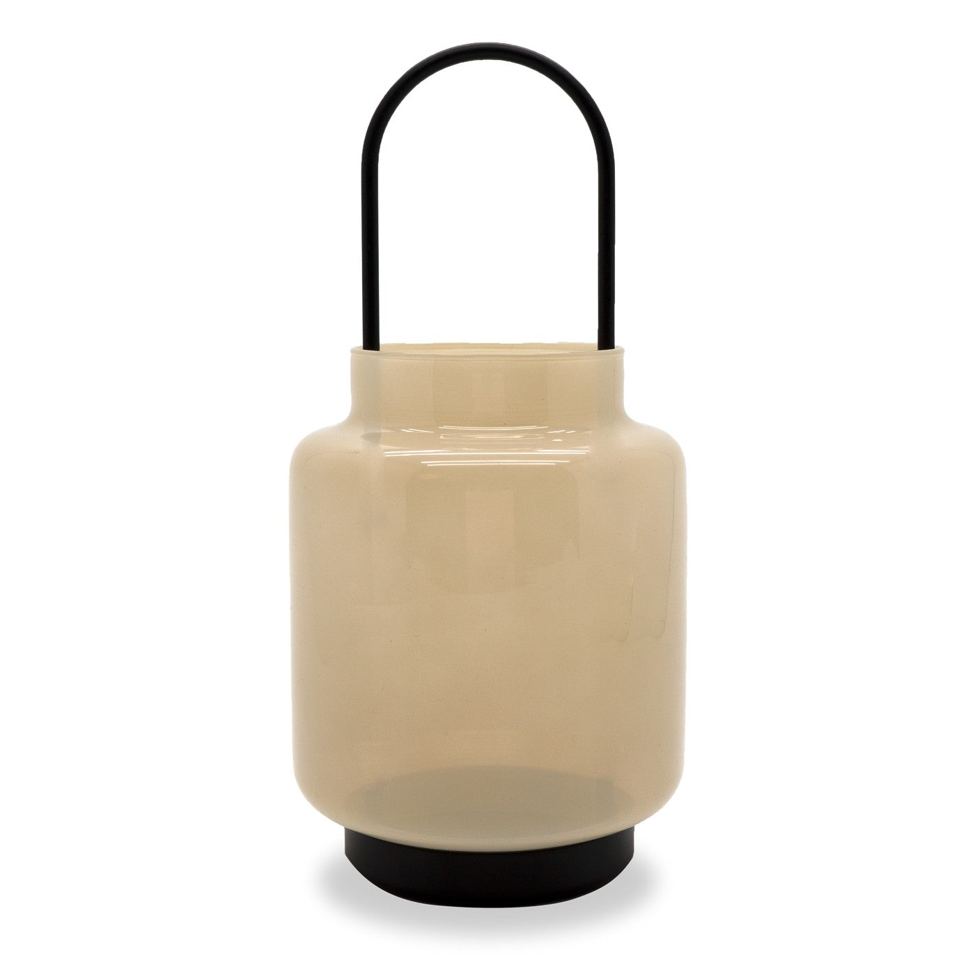Glass Lantern for Indoor and Outdoor Use H 30 cm - White