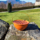 Austin - Support Spirale Anti-moustiques De Table Et De Sol Avec Tige Magnétique - Orange - Métal