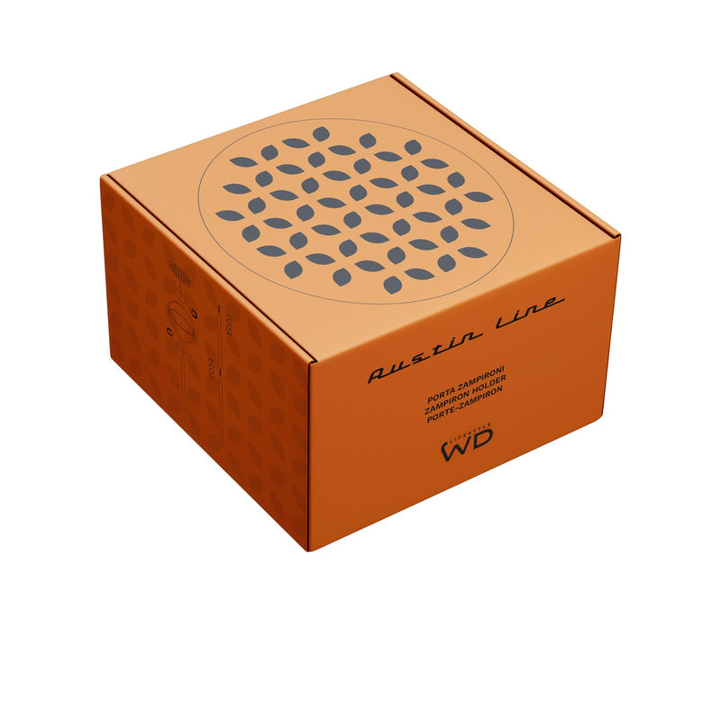 Austin - Support Spirale Anti-moustiques De Table Et De Sol Avec Tige Magnétique - Orange - Métal