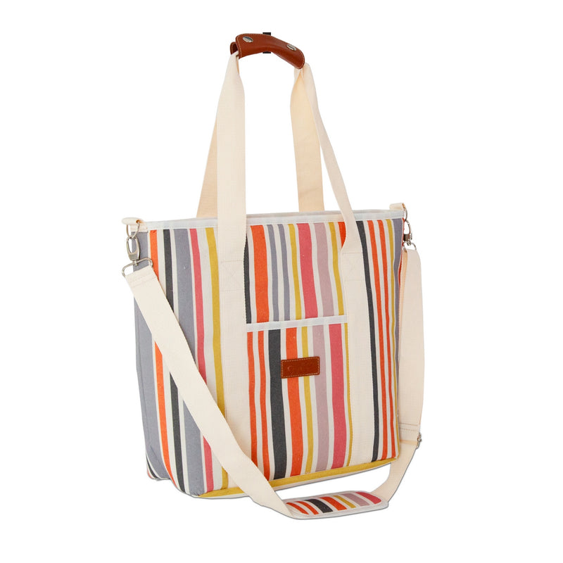 Sac Isotherme De Style Fourre-Tout Rayé - Multicolore