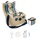 Cesta De Picnic Para 2 Personas - Blanco