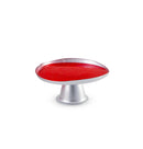 Balat - Plateau Surélevé - Argent Et Rouge - Verre Borosilicate