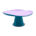 Raised Glass Stand - Lilac/Turquoise