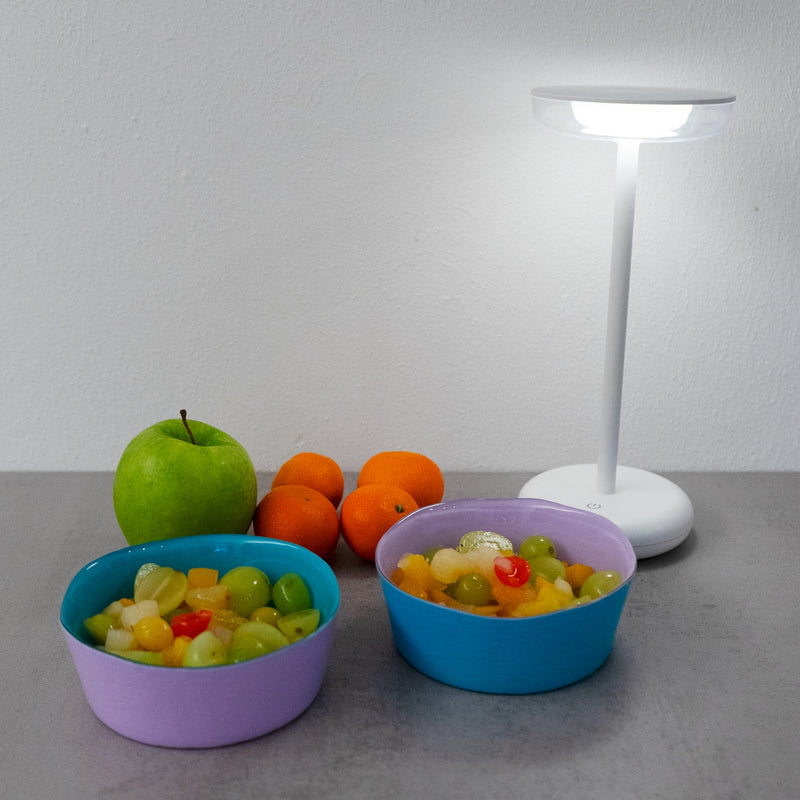Set De 2 Bols En Verre - Lilas/Turquoise