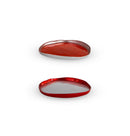 Balat - Set De 2 Assiettes - Argent Et Rouge - Verre Borosilicate