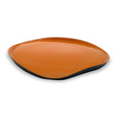 Assiette Plate En Verre - Orange/Marine