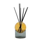 Coloured Glass Vase / Diffuser - Amber/Grey