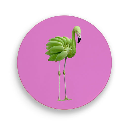 Mykonos - Pink Flamingo Trivet - Ceramic
