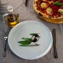 Lot De 4 Assiettes - Décor Olive
