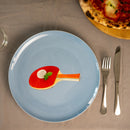 Lot De 4 Assiettes - Décor Pelle