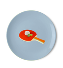Lot De 4 Assiettes - Décor Pelle