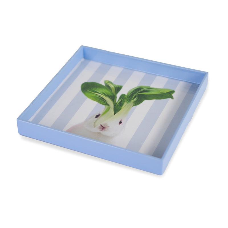 Mykonos - Plateau Vide-poches Carré Lapin - PVC