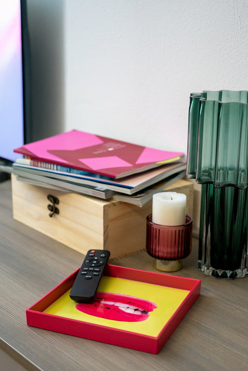 Plateau Vide-Poches Carré - Décoration De Macarons