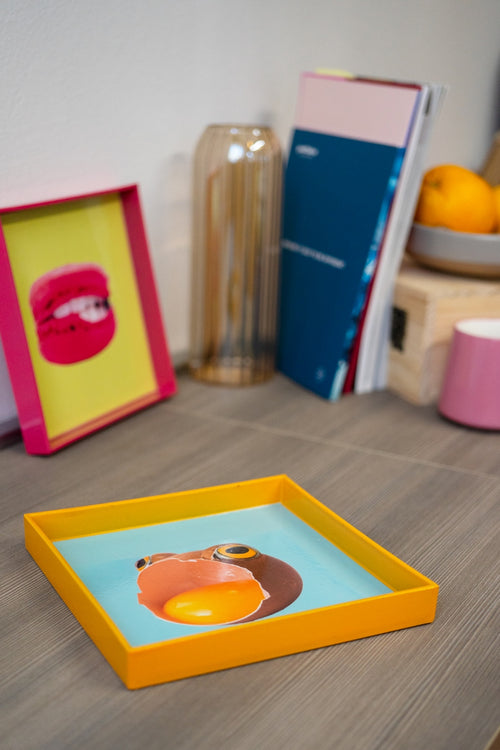 Plateau Vide-Poches Carré - Décoration Oeufs