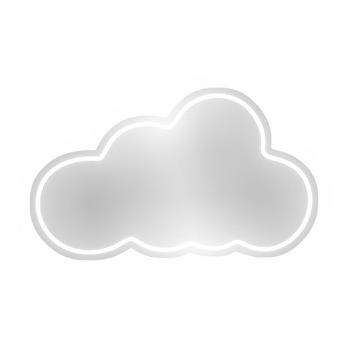 Tokyo - Decorative Neon Mirror With White Cloud LED Lights