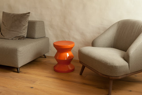 Tabouret En Céramique - Orange