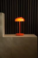 Portable Bedside Lamp Rechargeable Via Usb Port - Orange