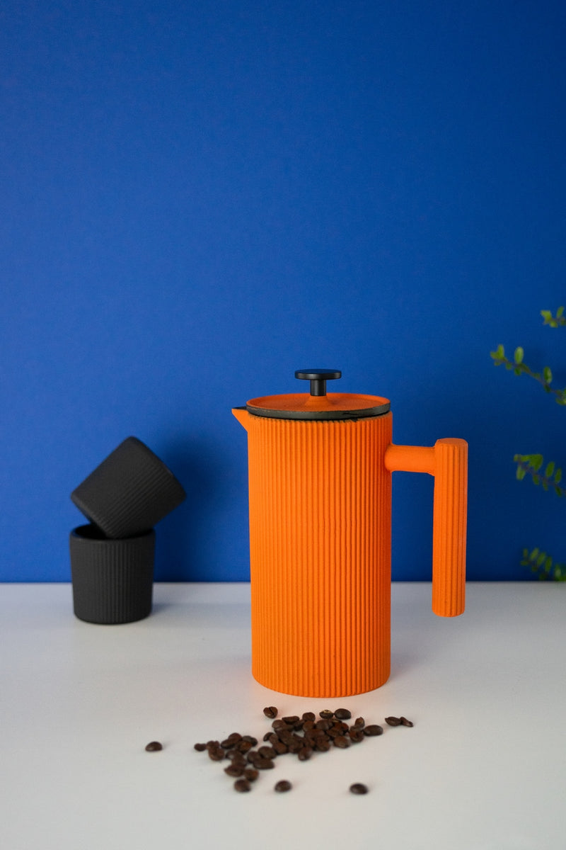 Osaka - Cafetière À Piston - Orange - Métal
