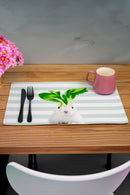 Mykonos - Lot De 2 Sets De Table Lapin - PVC