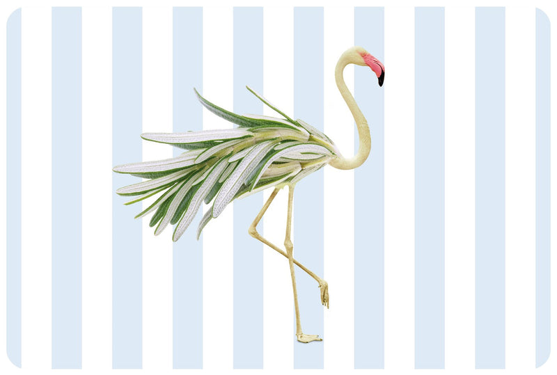 Mykonos - Lot De 2 Sets De Table Flamant Rose - PVC