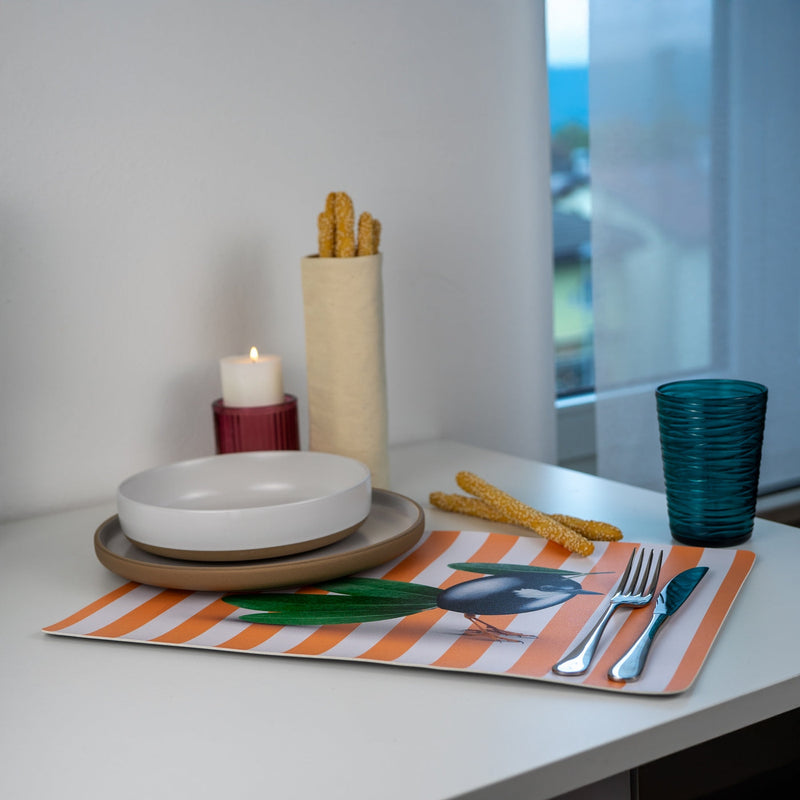 Mykonos - Lot De 2 Sets De Table Olive - PVC