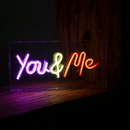 Tokyo - Neon Sign With Frame YOU&ME