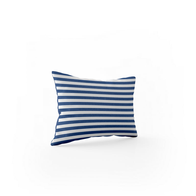 Cojín Hinchable Con Funda De Almohada De Microfibra - Azul