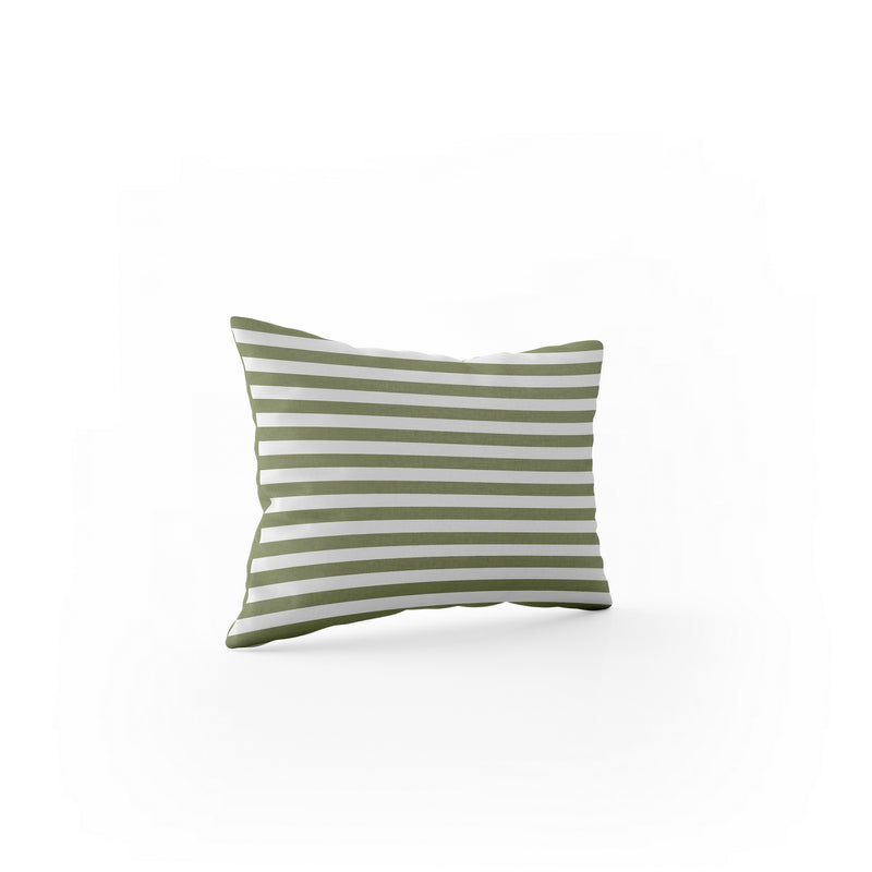 Coussin Gonflable Avec Taie D'Oreiller En Microfibre - Olive