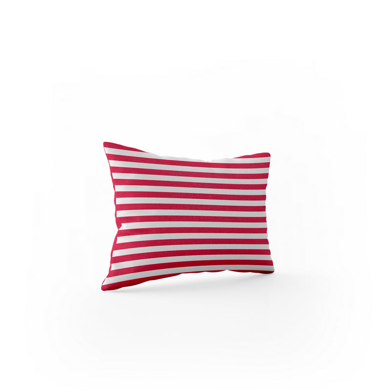 Inflatable Cushion with Microfiber Pillowcase - Red