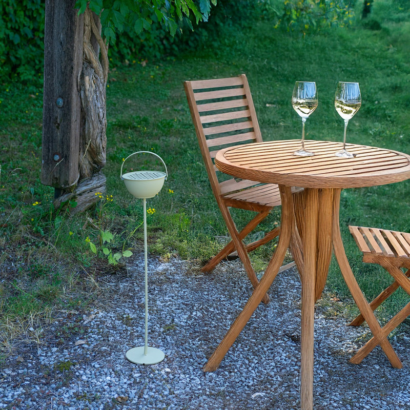 Austin - Support Spirale Antimoustiques Table Et Sol Avec Tige Magnétique - Sable - Métal
